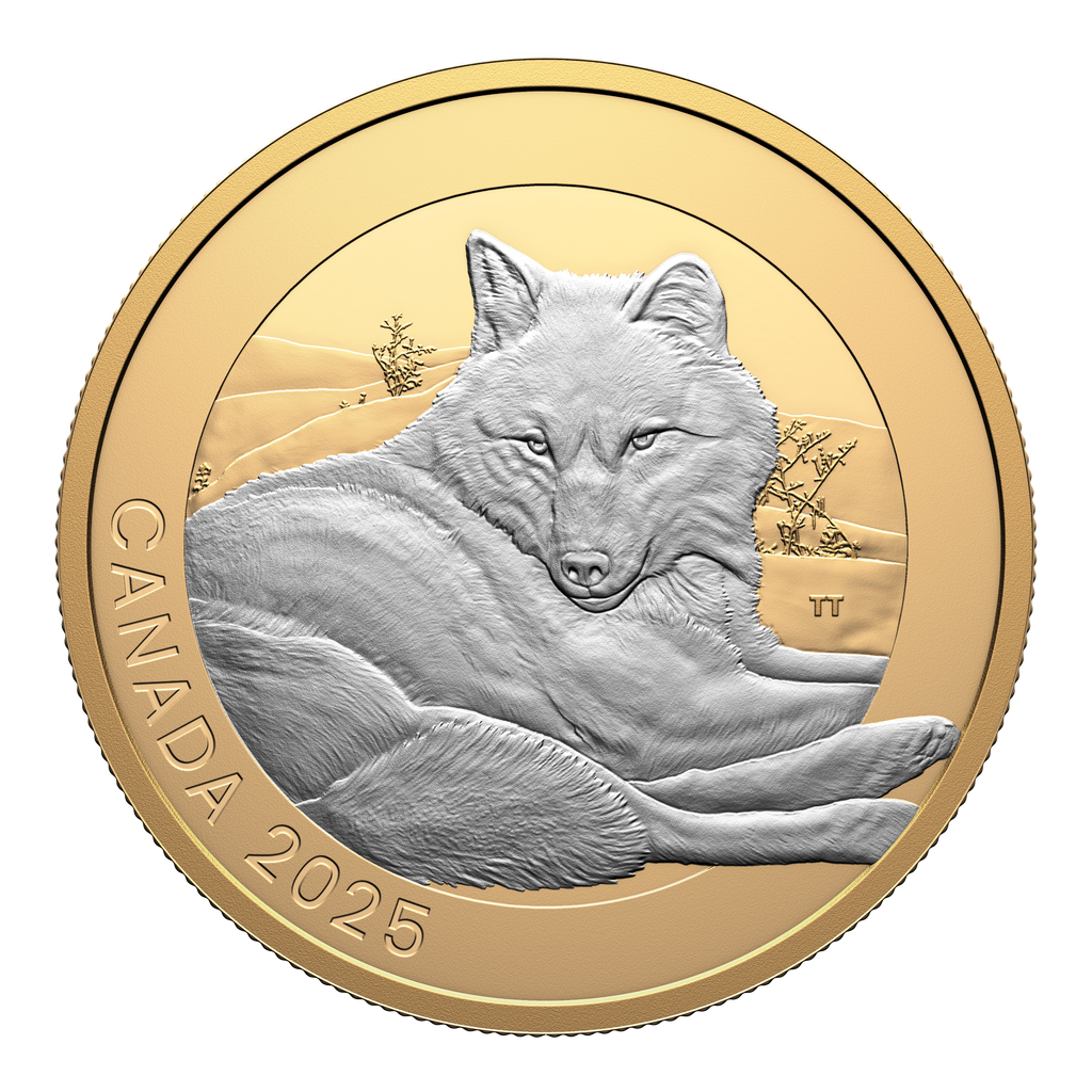 2025 Canada $20 Animal Portraits: Grey Wolf Fine Silver (No Tax)