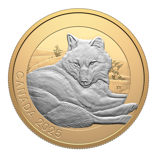 2025 Canada $20 Animal Portraits: Grey Wolf Fine Silver (No Tax)