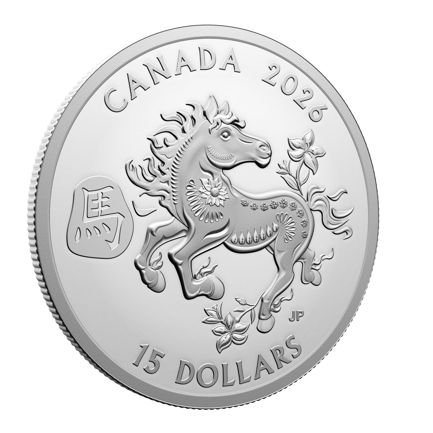 2026 Canada $15 Lunar Year of the Horse Fine Silver (No Tax)