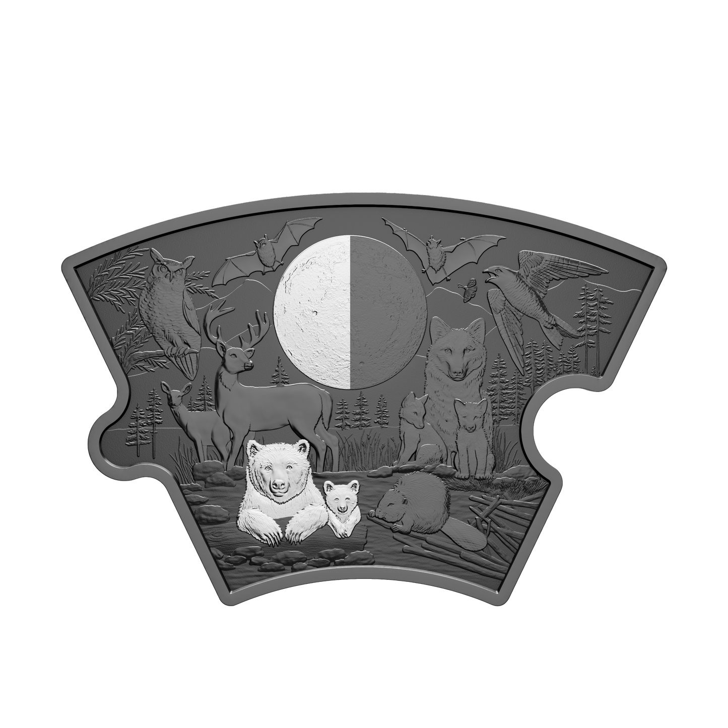2025 Canada Moon Phases Fine Silver Puzzle Coin Set (No Tax)