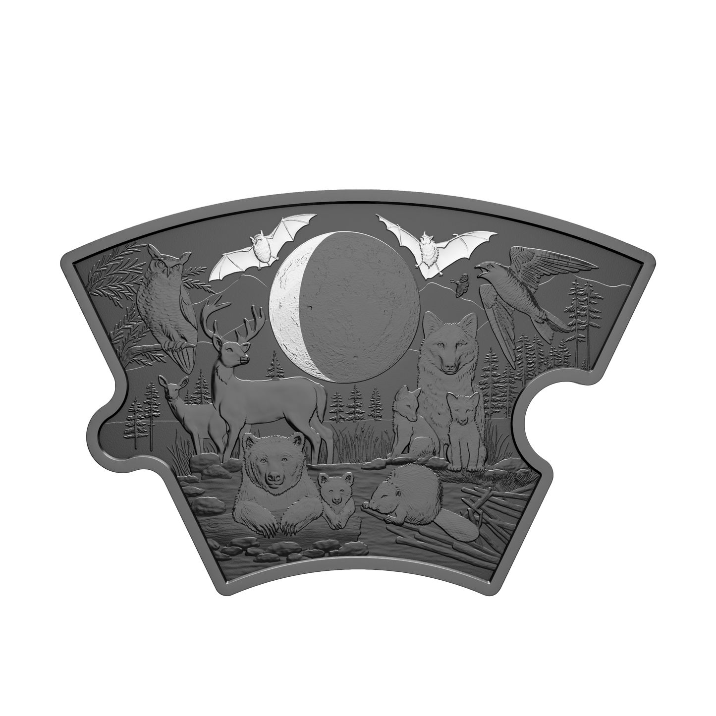 2025 Canada Moon Phases Fine Silver Puzzle Coin Set (No Tax)
