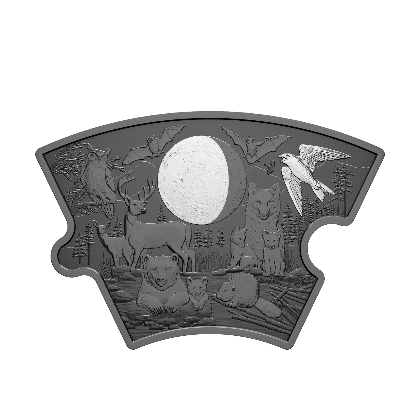 2025 Canada Moon Phases Fine Silver Puzzle Coin Set (No Tax)