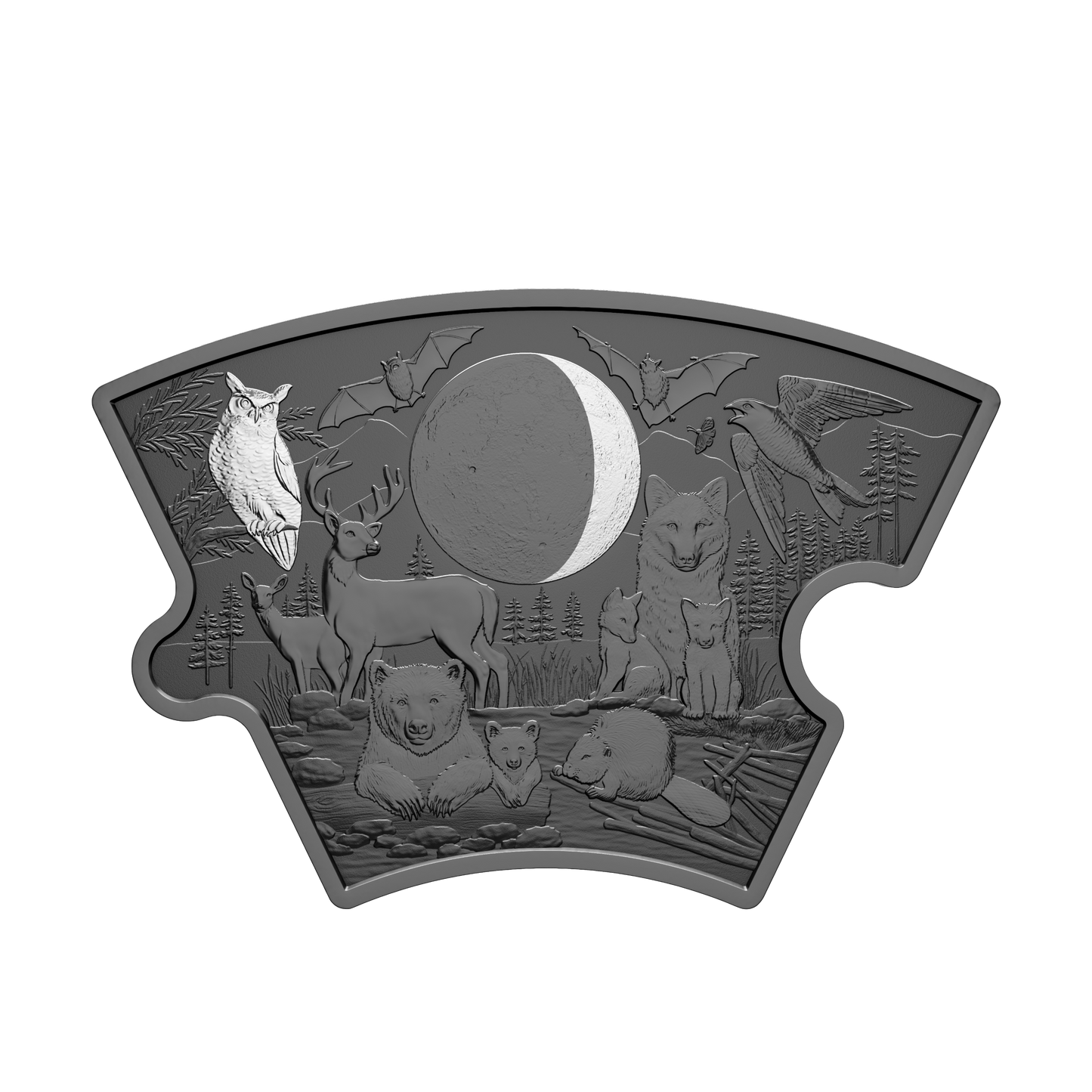 2025 Canada Moon Phases Fine Silver Puzzle Coin Set (No Tax)