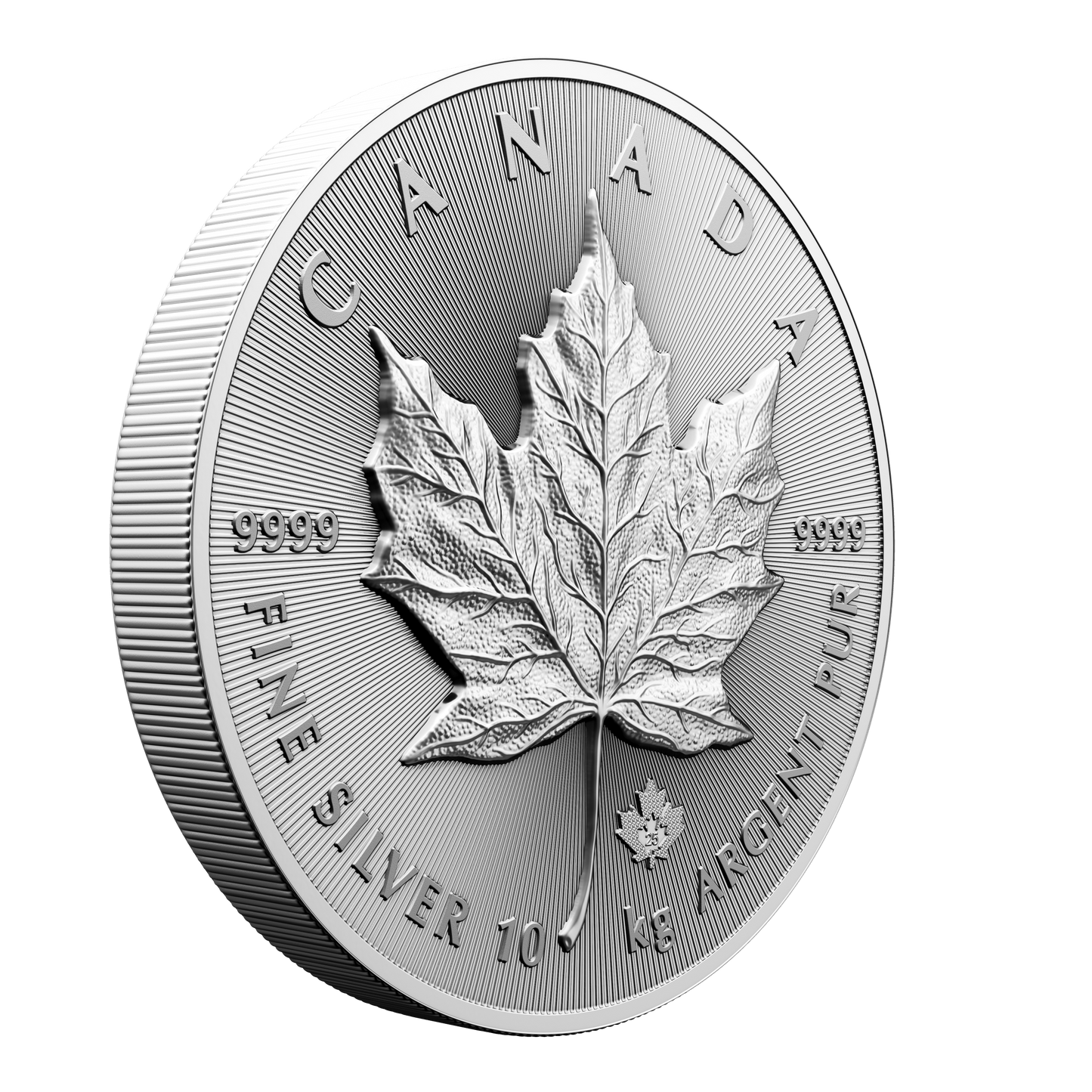2025 Canada $1000 Big Silver Maple Leaf 10 Kilo Fine Silver (No Tax)