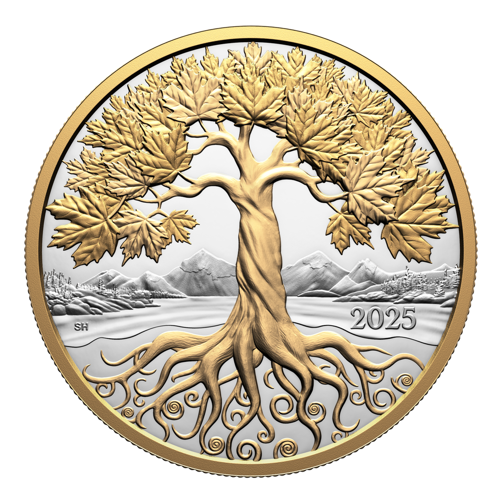 2025 Canada $50 Maple Tree of Life Fine Silver Coin (No Tax)