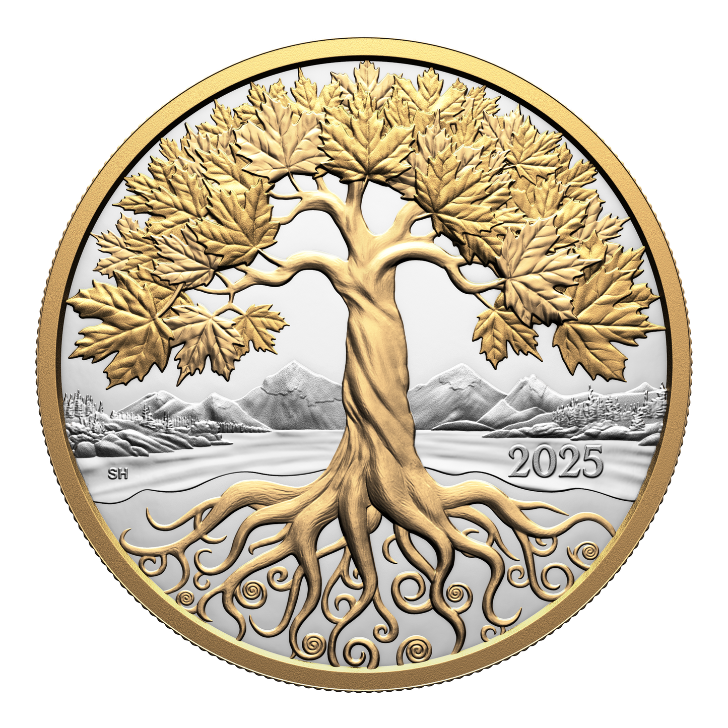 2025 Canada $50 Maple Tree of Life Fine Silver Coin (No Tax)