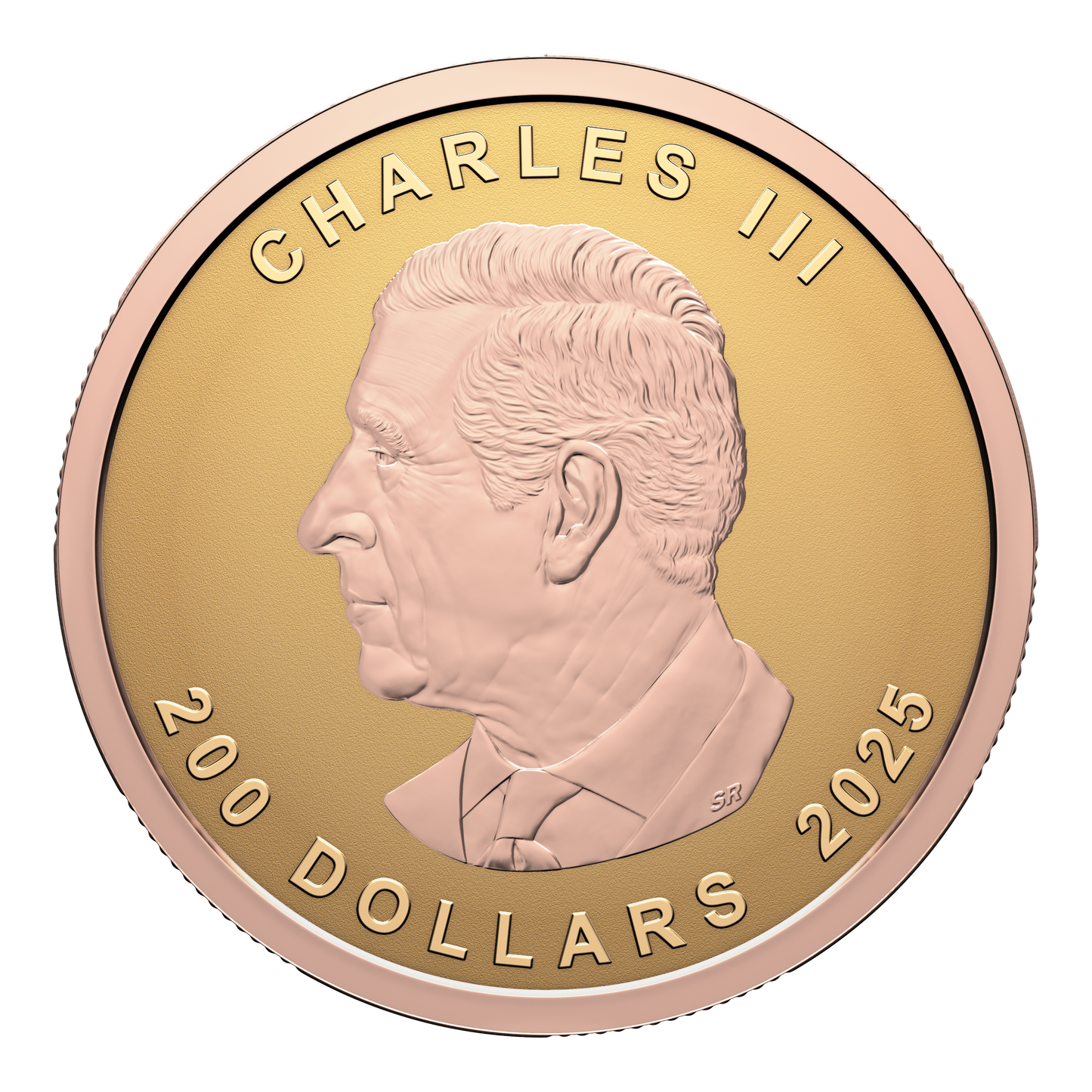 2025 Canada $200 Ultra-High Relief 1oz. GML Pure Gold (No Tax)