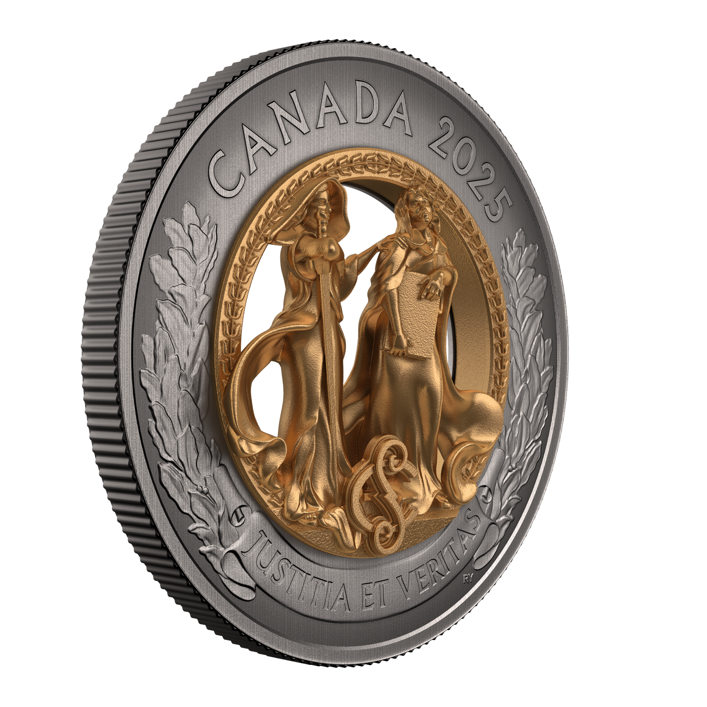 2025 Canada $50 Allegories of Justice and Truth Fine Silver (No Tax)