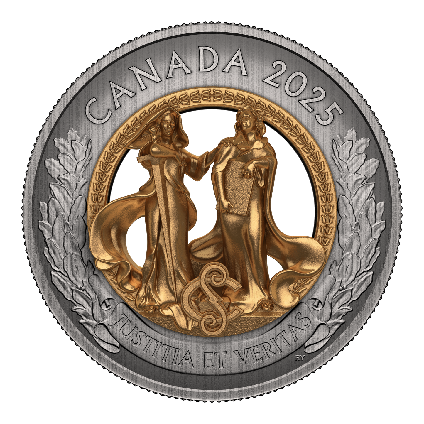 2025 Canada $50 Allegories of Justice and Truth Fine Silver (No Tax)