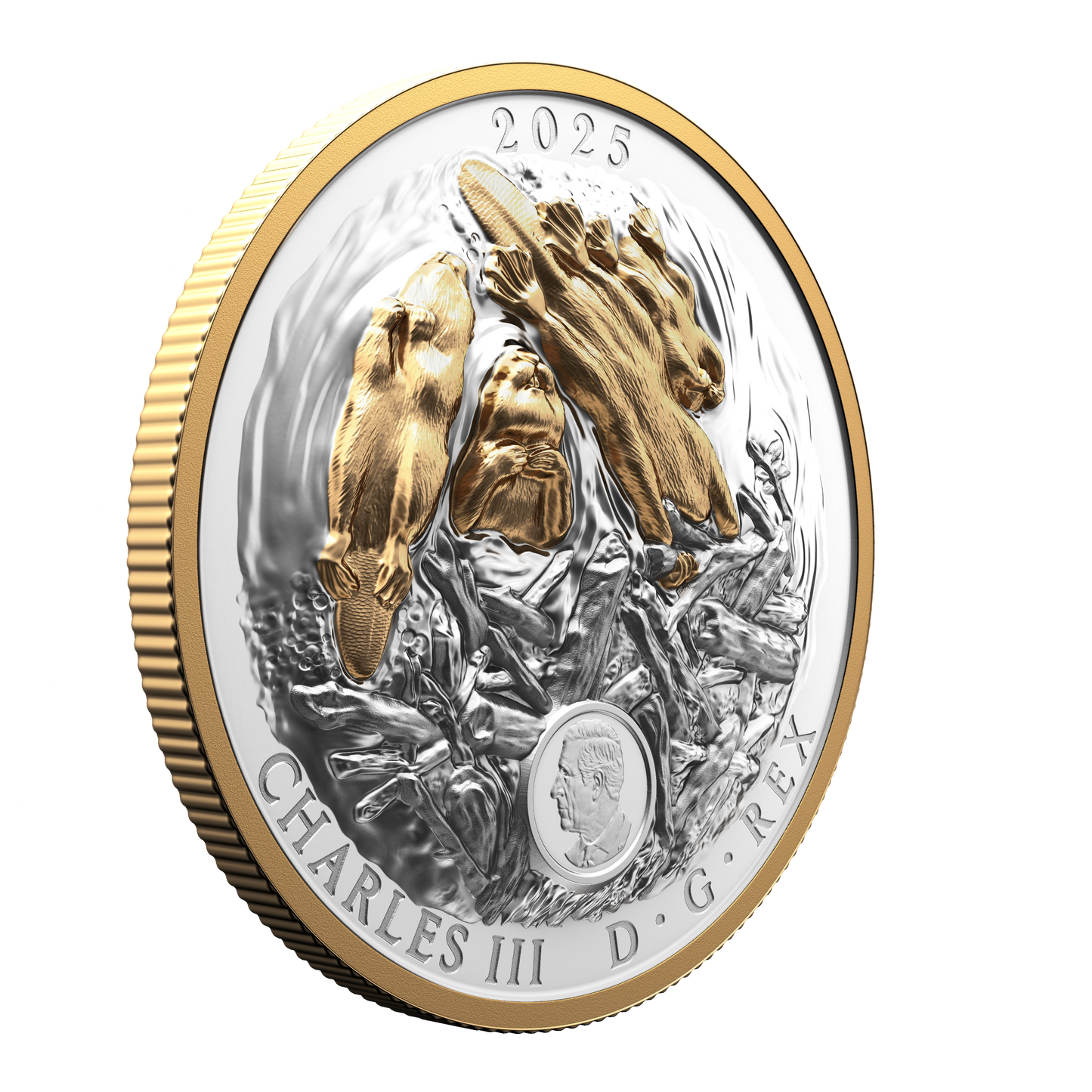 2025 $50 Canadian Symbol: The Beaver Fine Silver (No Tax)