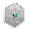 2025 Canada $20 Snowflake Hexagon Shaped Fine Silver Coin