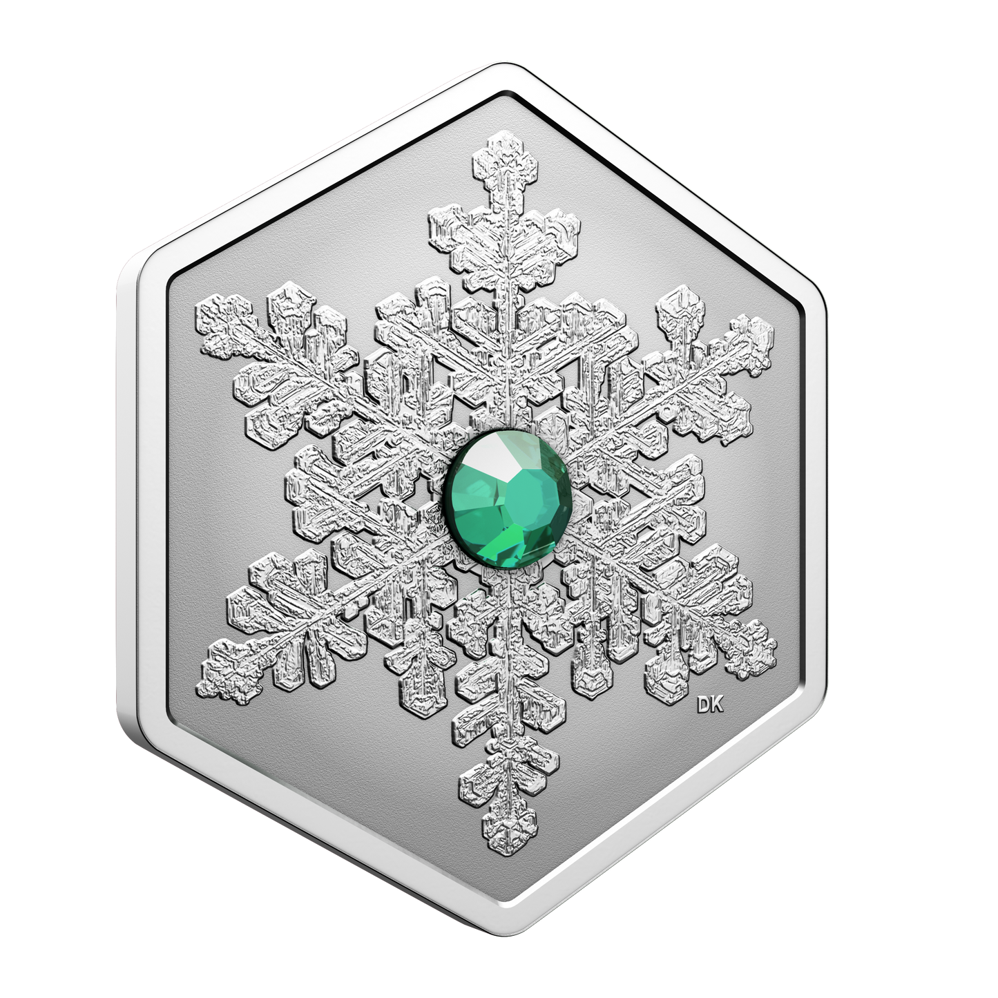2025 Canada $20 Snowflake Hexagon Shaped Fine Silver Coin