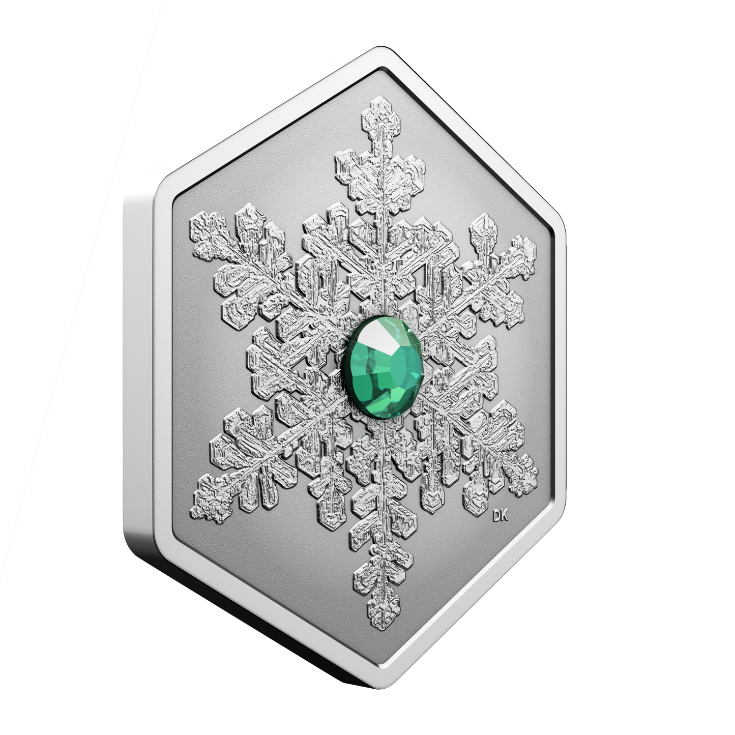 2025 Canada $20 Snowflake Hexagon Shaped Fine Silver Coin