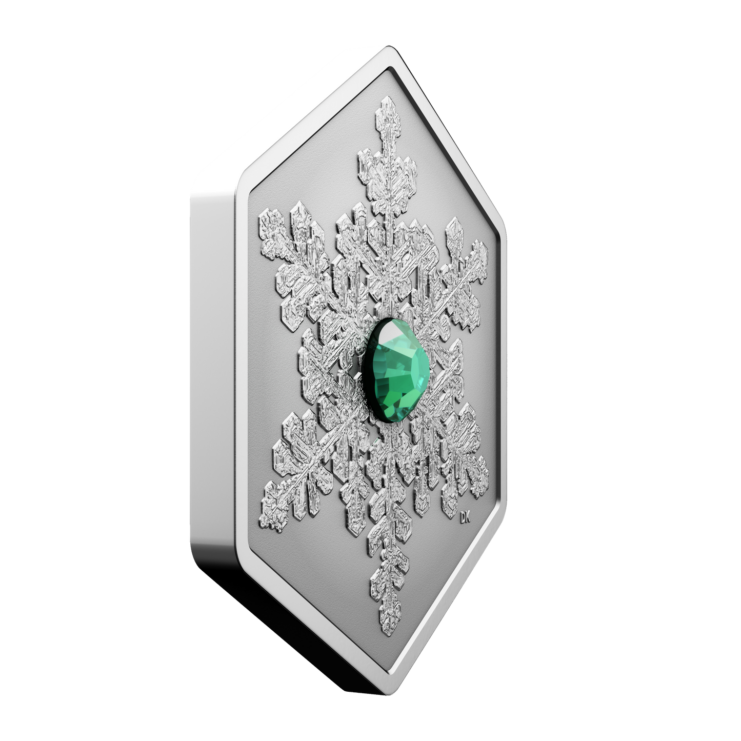 2025 Canada $20 Snowflake Hexagon Shaped Fine Silver Coin