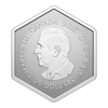 2025 Canada $20 Snowflake Hexagon Shaped Fine Silver Coin