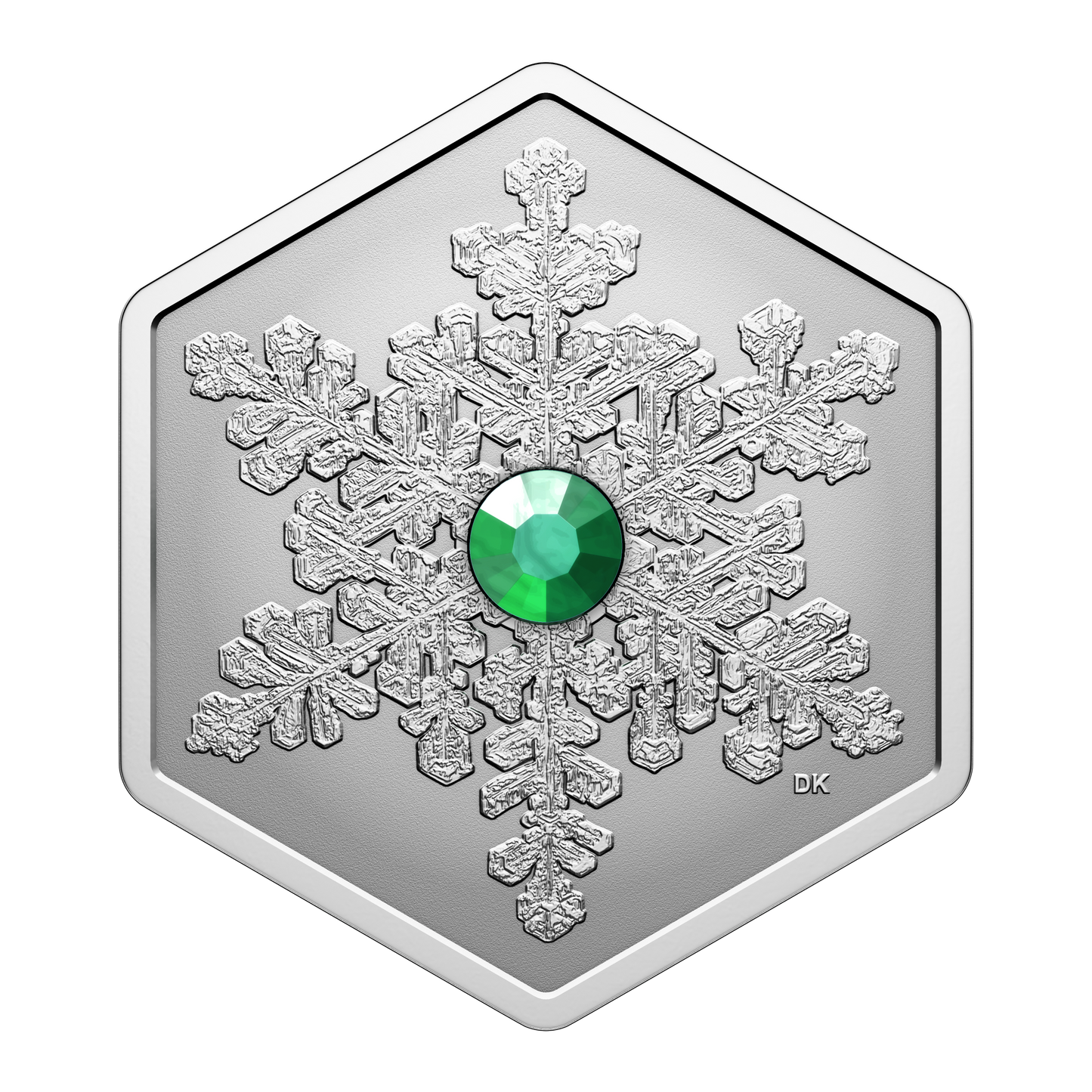 2025 Canada $20 Snowflake Hexagon Shaped Fine Silver Coin