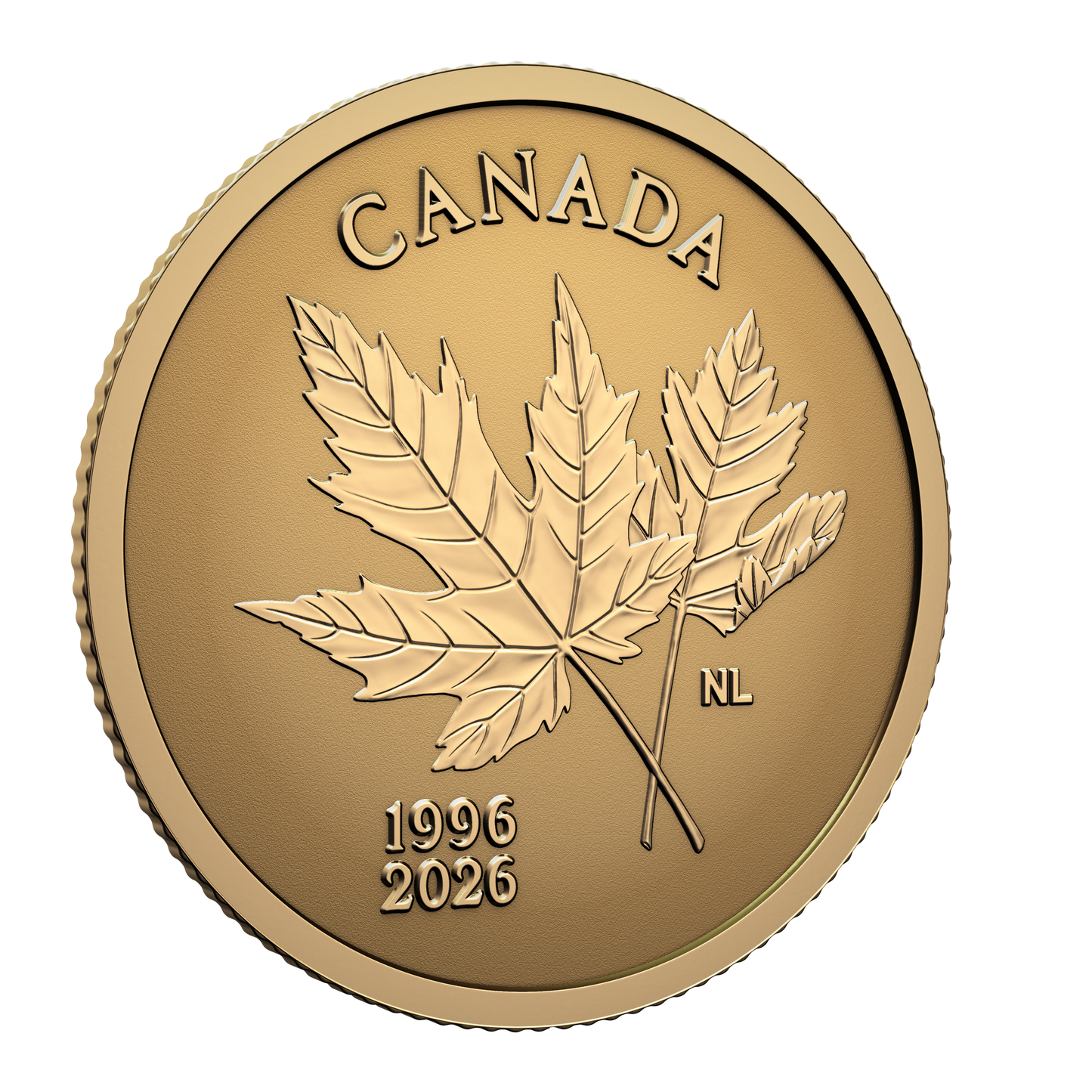 2026 Canada $1 30th Anniversary of Canada's Arboreal Emblem Pure Gold (No Tax)