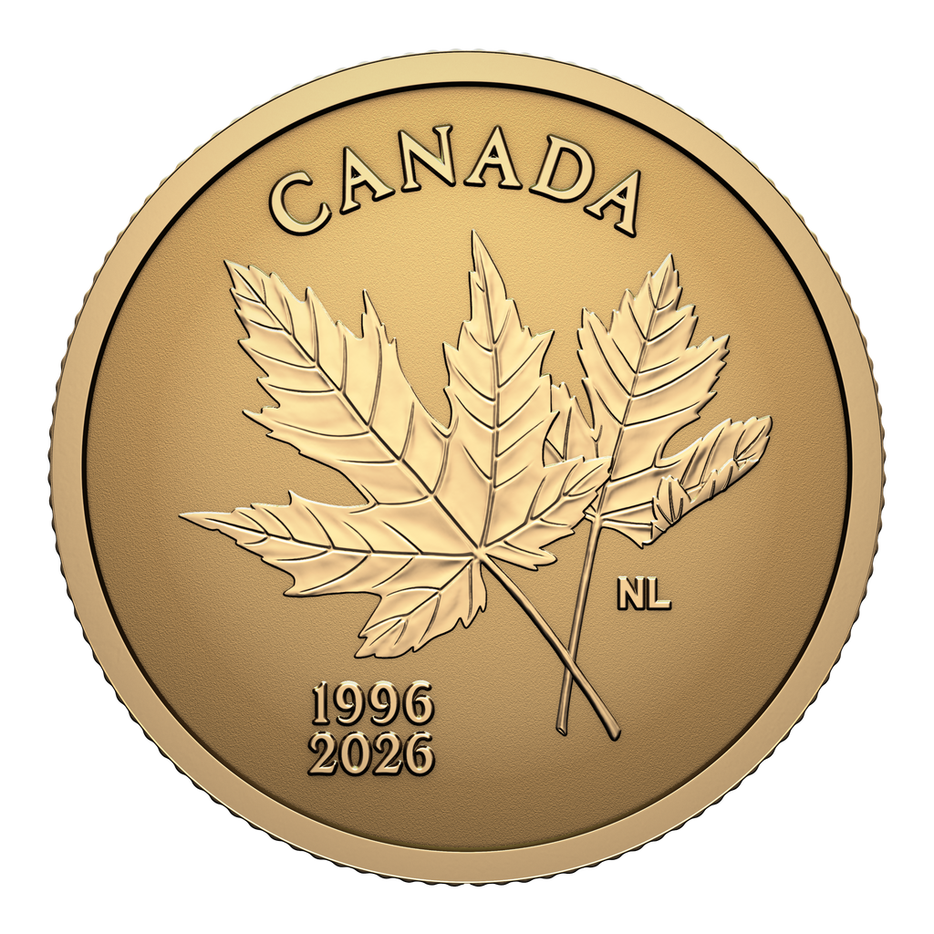 2026 Canada $1 30th Anniversary of Canada's Arboreal Emblem Pure Gold (No Tax)