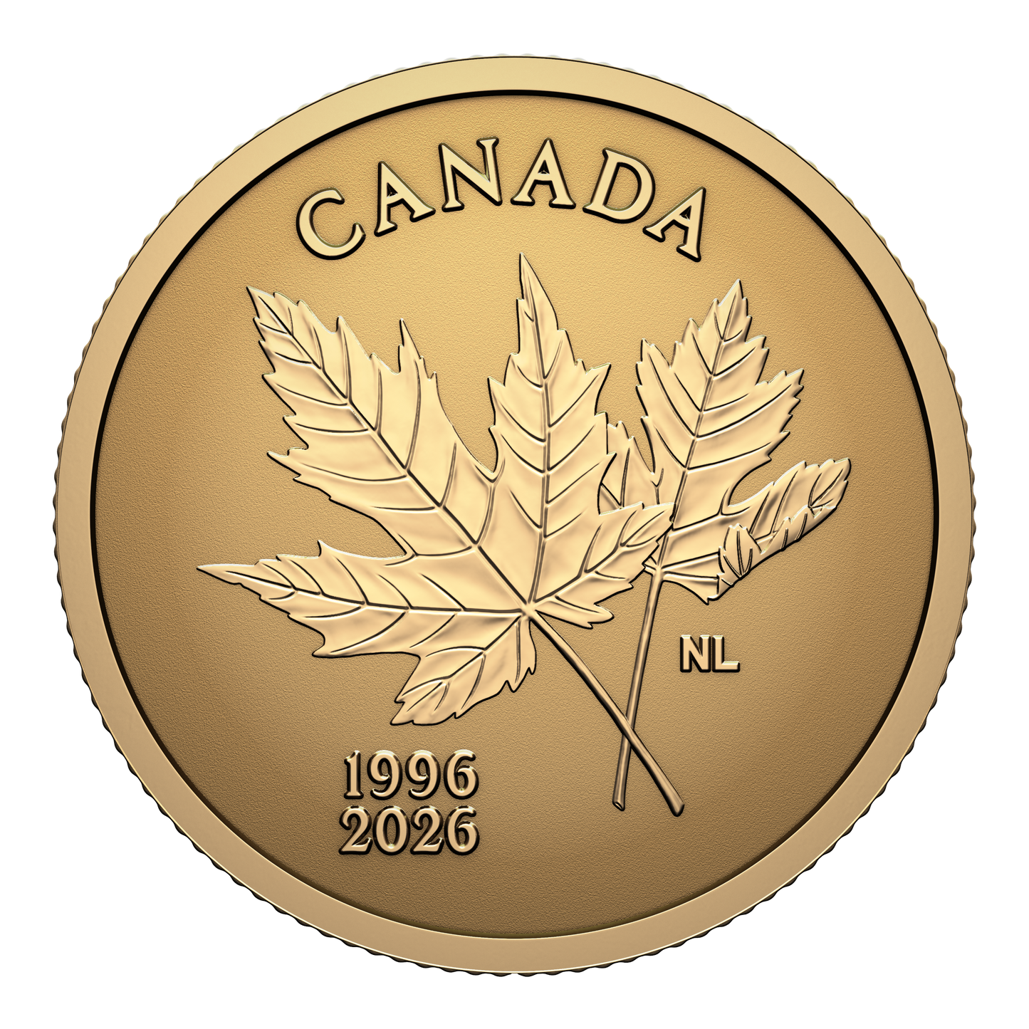 2026 Canada $1 30th Anniversary of Canada's Arboreal Emblem Pure Gold (No Tax)