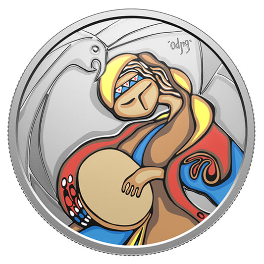 2025 Canada $20 Folk Singer by Daphne Odjig Fine Silver (No Tax)