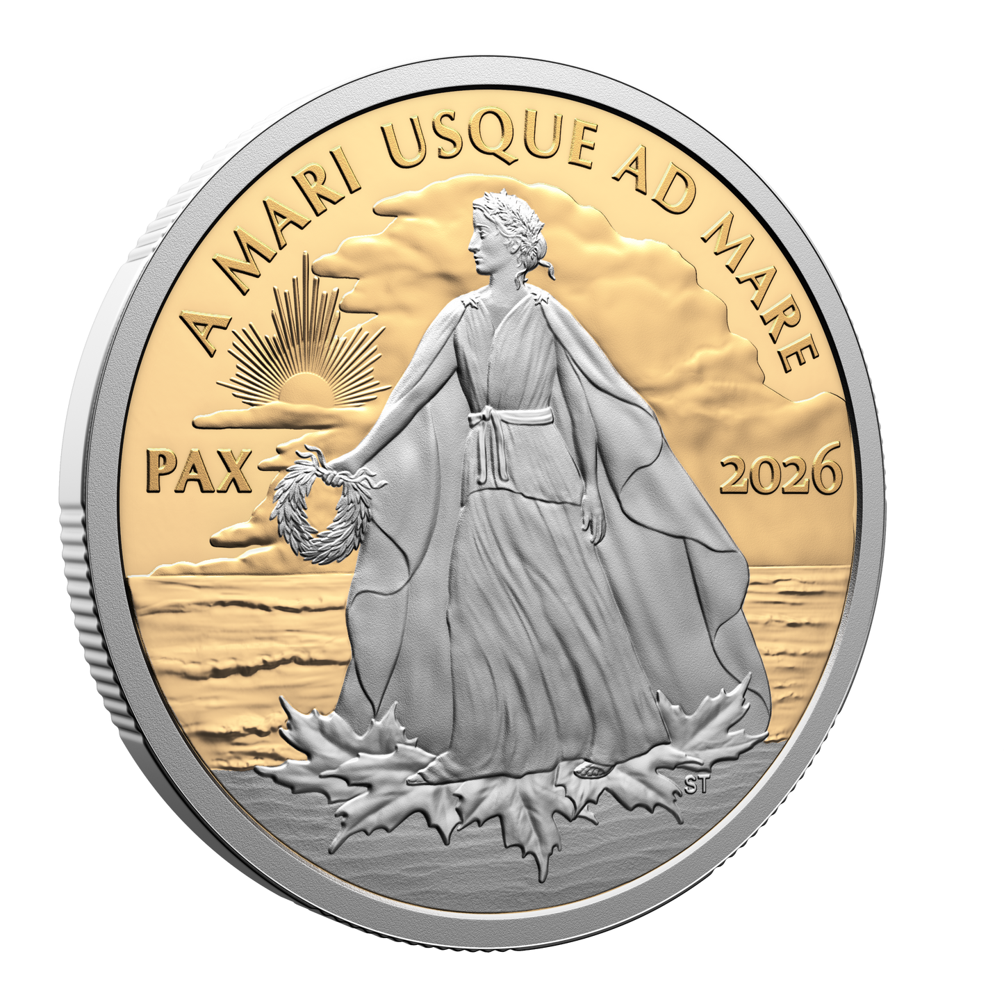 2026 Canada $200 Peace Dollar Pure Gold Coin (No Tax)