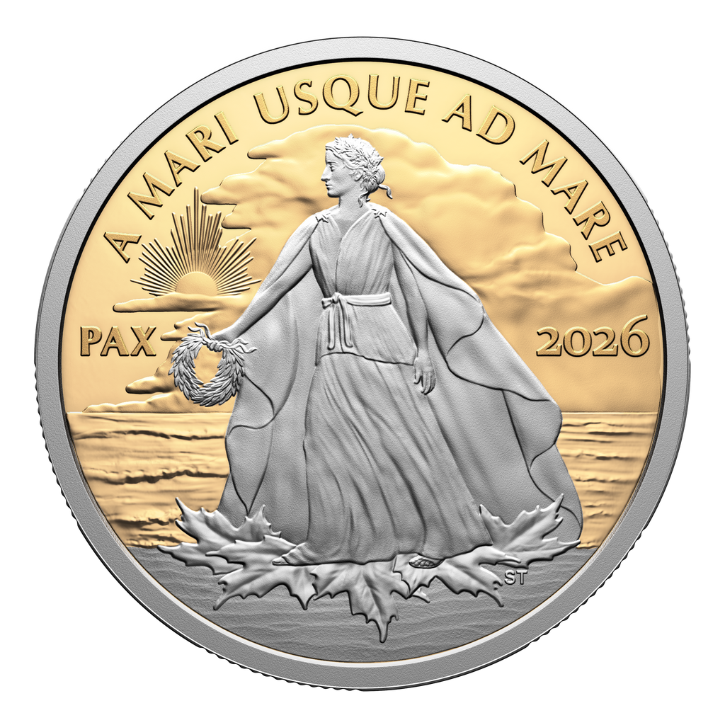2026 Canada $200 Peace Dollar Pure Gold Coin (No Tax)