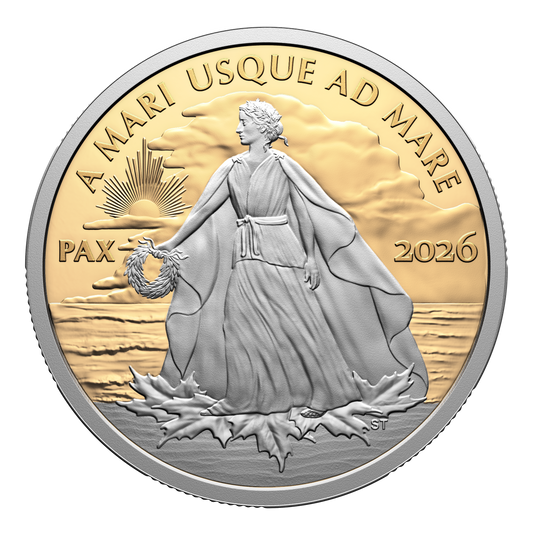 2026 Canada $200 Peace Dollar Pure Gold Coin (No Tax)