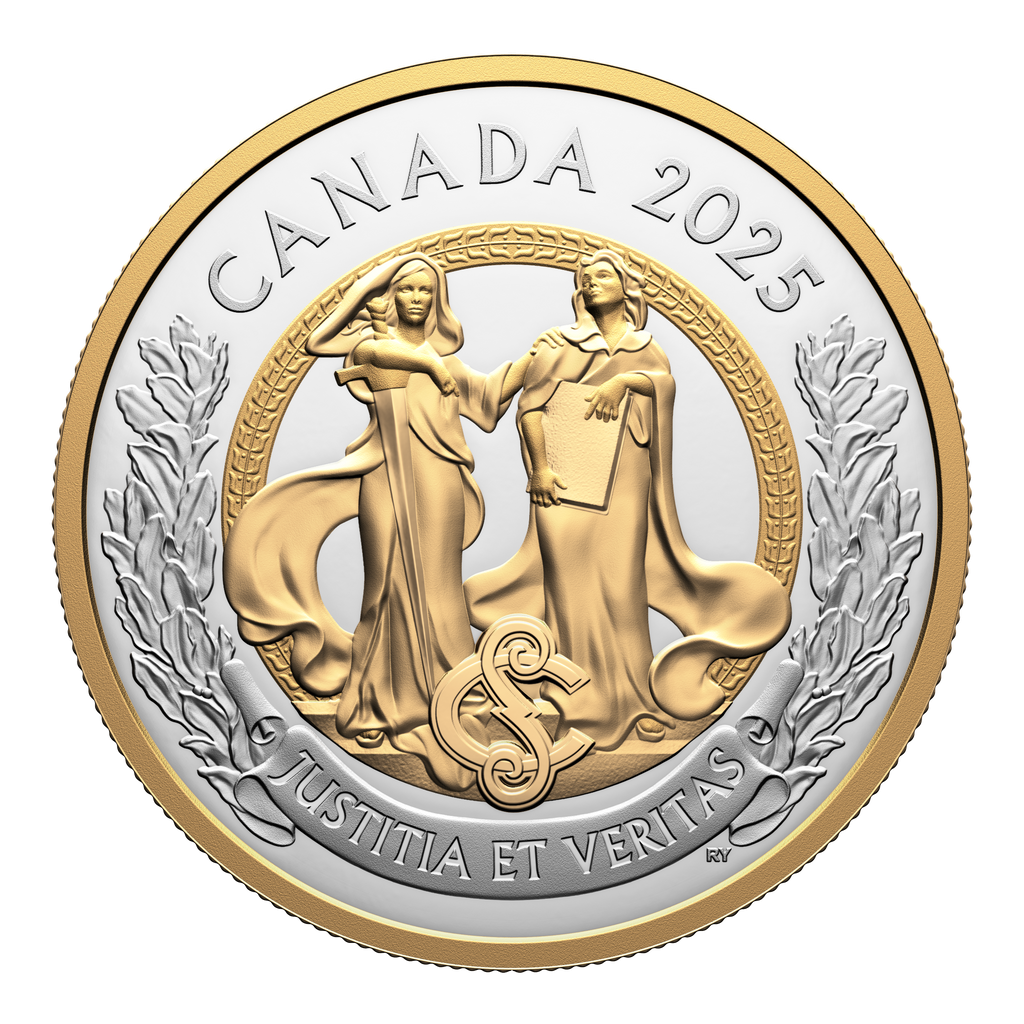 2025 Canada $20 Allegories of Justice and Truth Fine Silver (No Tax)