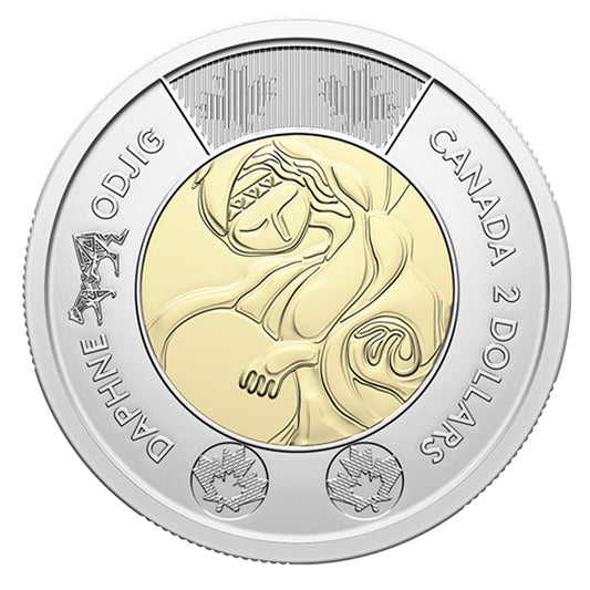 2025 Uncoloured Canada $2 Celebrating the Life and Art of Daphne Odjig Brilliant Uncirculated (MS63)