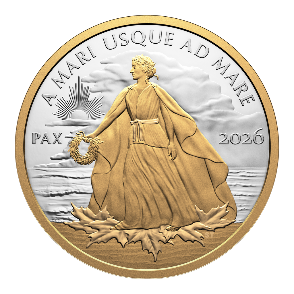 2026 Canada $1 Peace Dollar Fine Silver (No Tax)