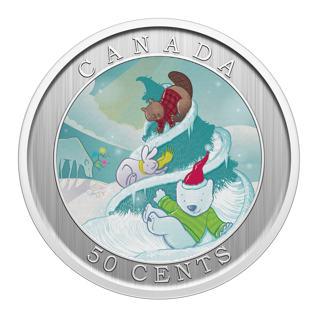 2025 Canada 50-cent Whimsical Holiday Tree Lenticular Coin