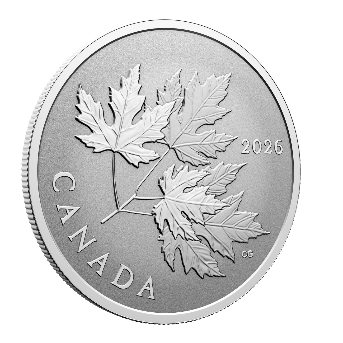 2026 Canada $10 Gleaming Maple Leaves Fine Silver (No Tax)