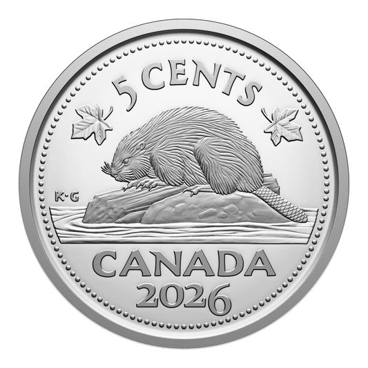 2026 Canada 5-cents Silver Proof (No Tax)