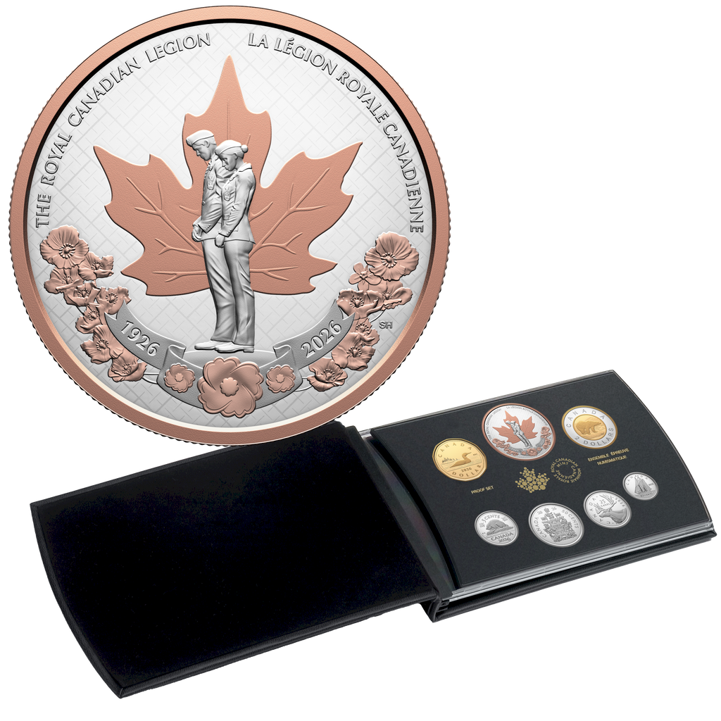 2026 Canada 100th Anniversary of the Royal Canadian Legion Fine Silver Proof Set (No Tax)