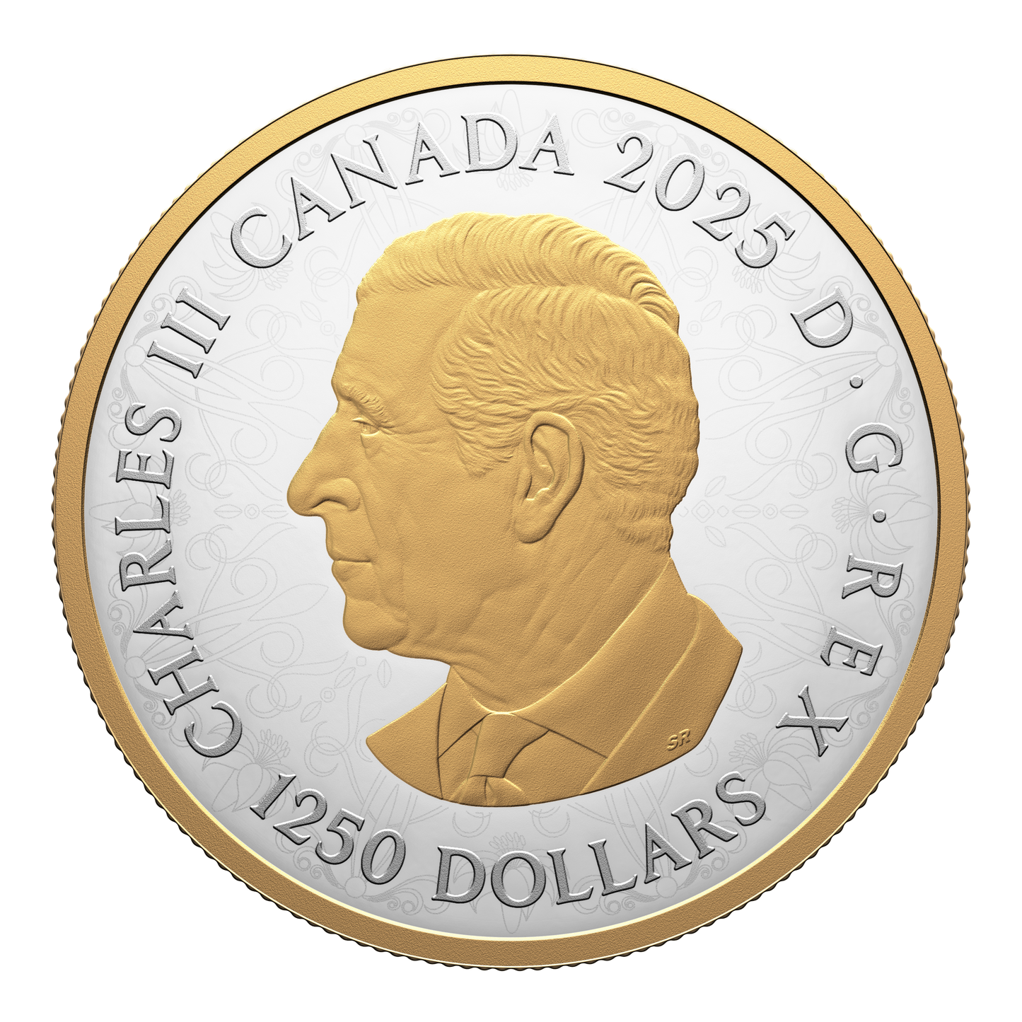 2025 Canada $1250 Brilliant 10 oz. Pure Platinum Coin with Diamonds