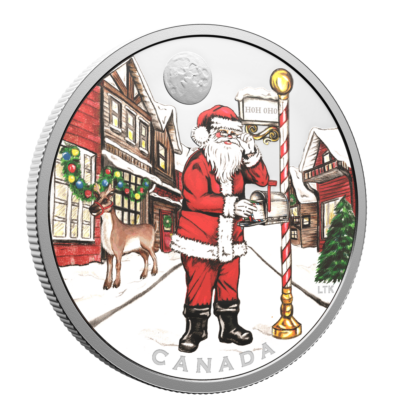 2025 Canada $20 Dear Santa Fine Silver Coin (No Tax)