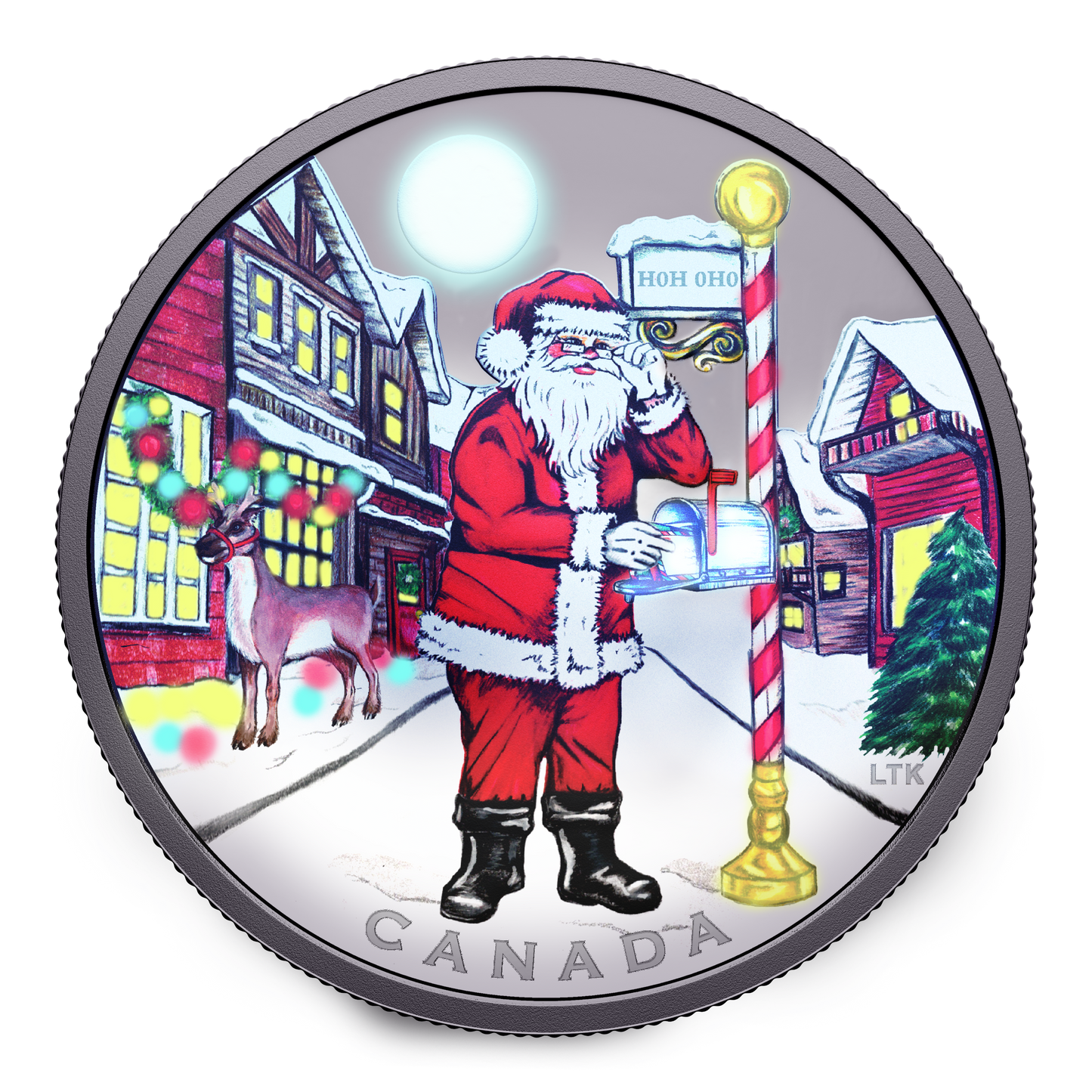 2025 Canada $20 Dear Santa Fine Silver Coin (No Tax)