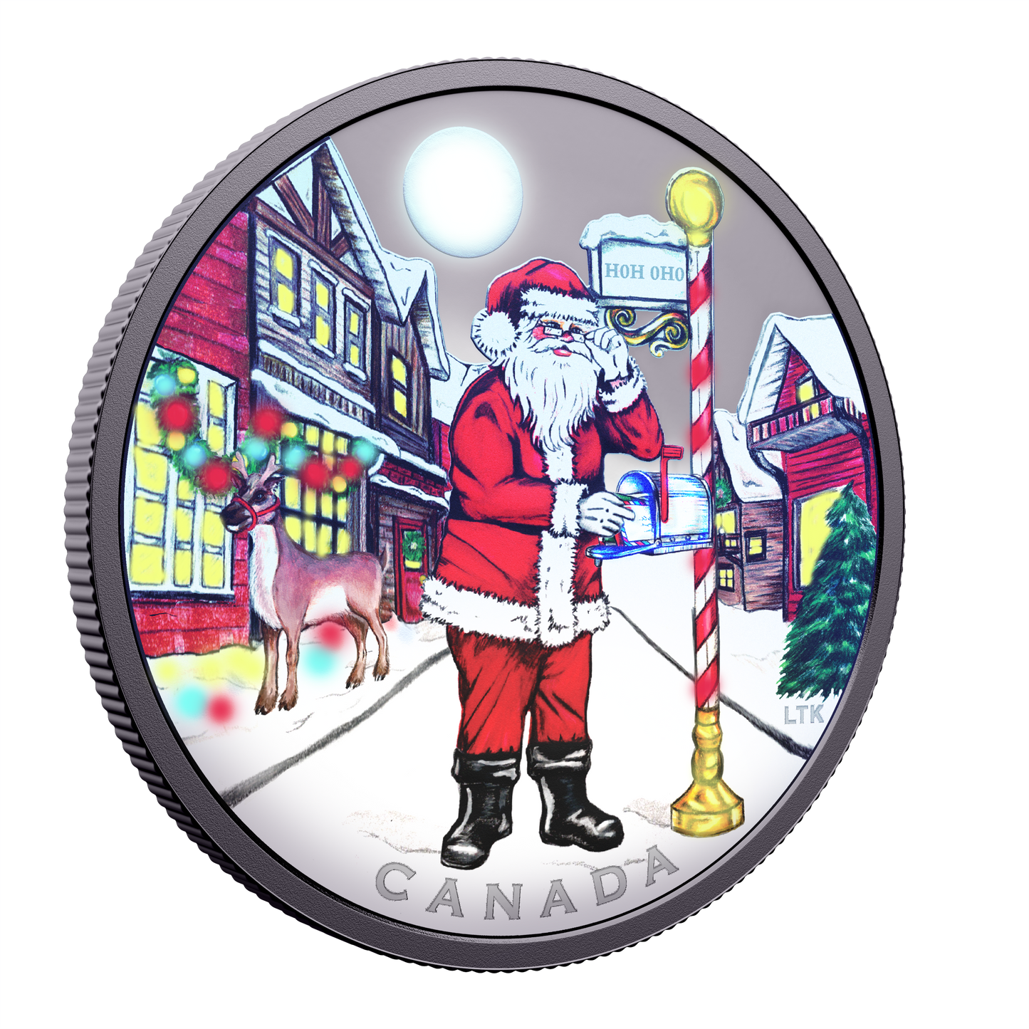 2025 Canada $20 Dear Santa Fine Silver Coin (No Tax)