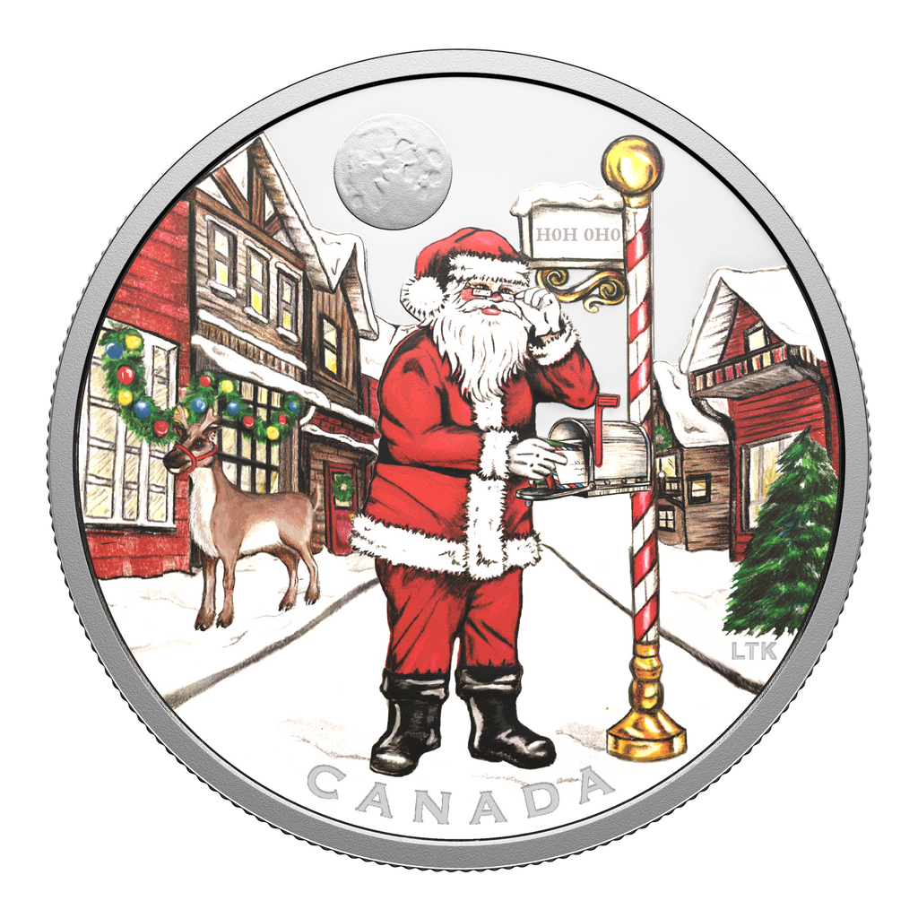 2025 Canada $20 Dear Santa Fine Silver Coin (No Tax)