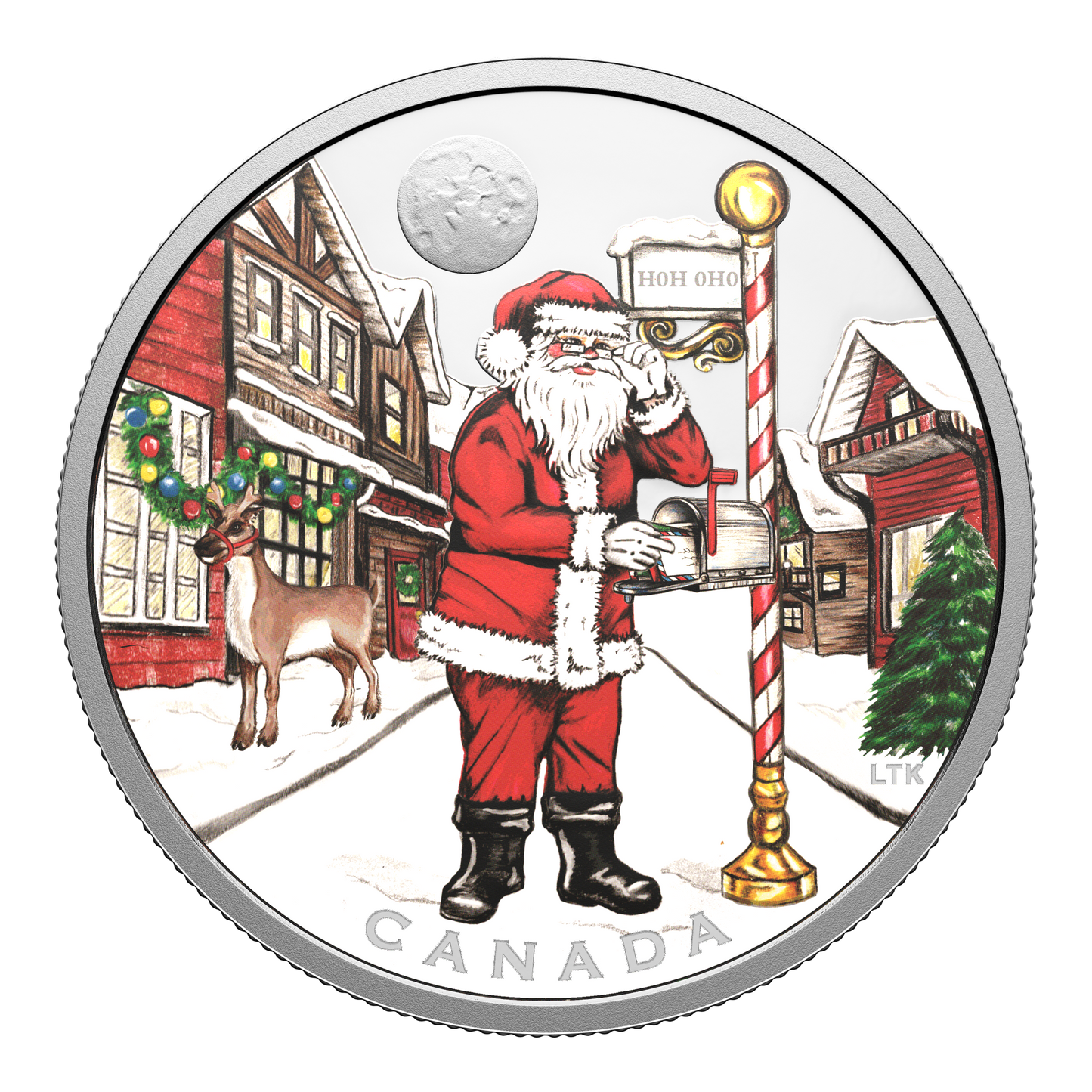 2025 Canada $20 Dear Santa Fine Silver Coin (No Tax)