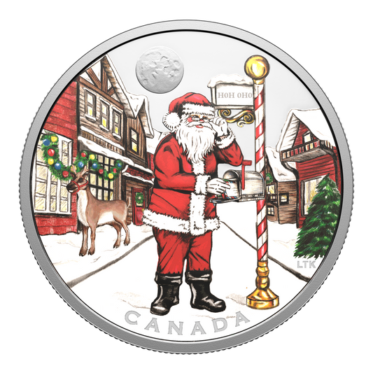 2025 Canada $20 Dear Santa Fine Silver Coin (No Tax)