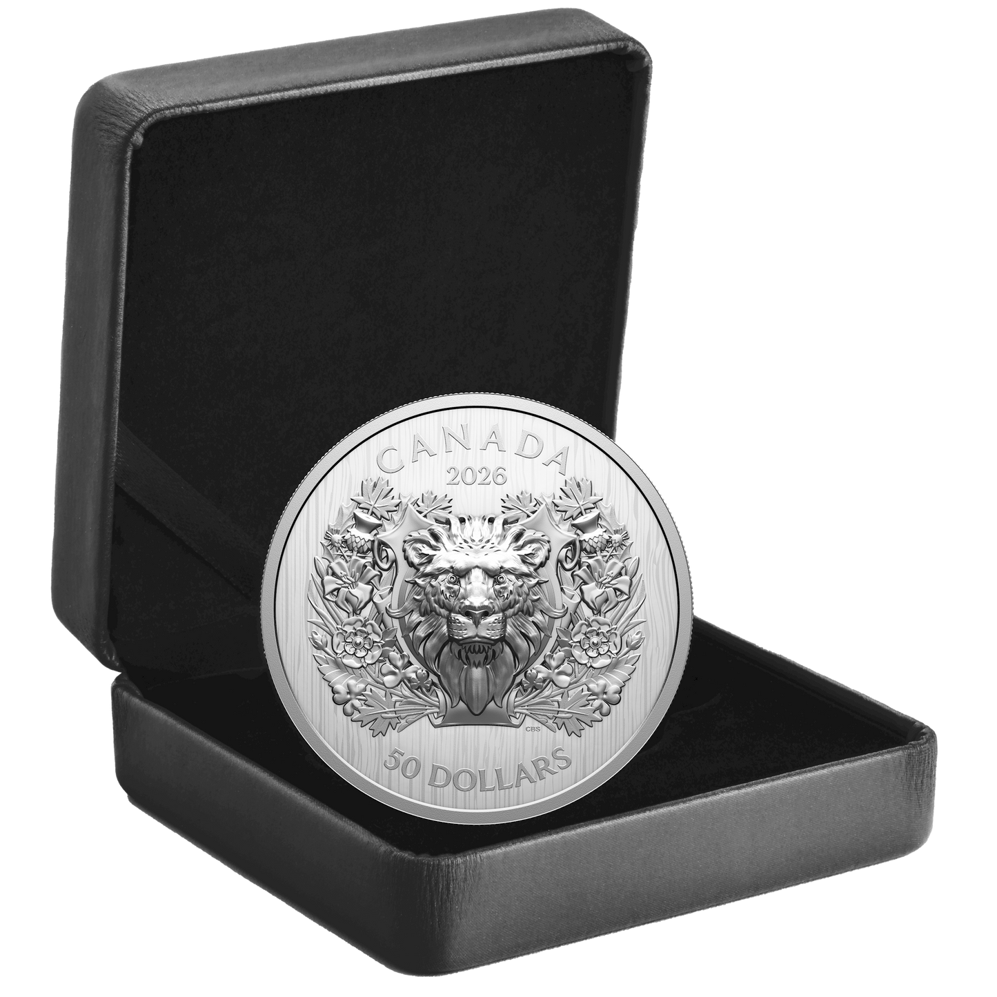 2026 Canada $50 Heraldic Lion Fine Silver (No Tax)