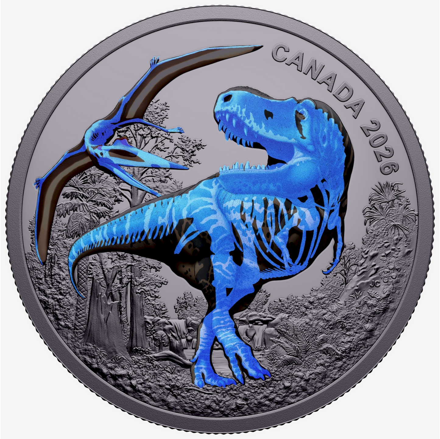 (Pre-Order) 2026 Canada $20 T. Rex Fine Silver (No Tax)
