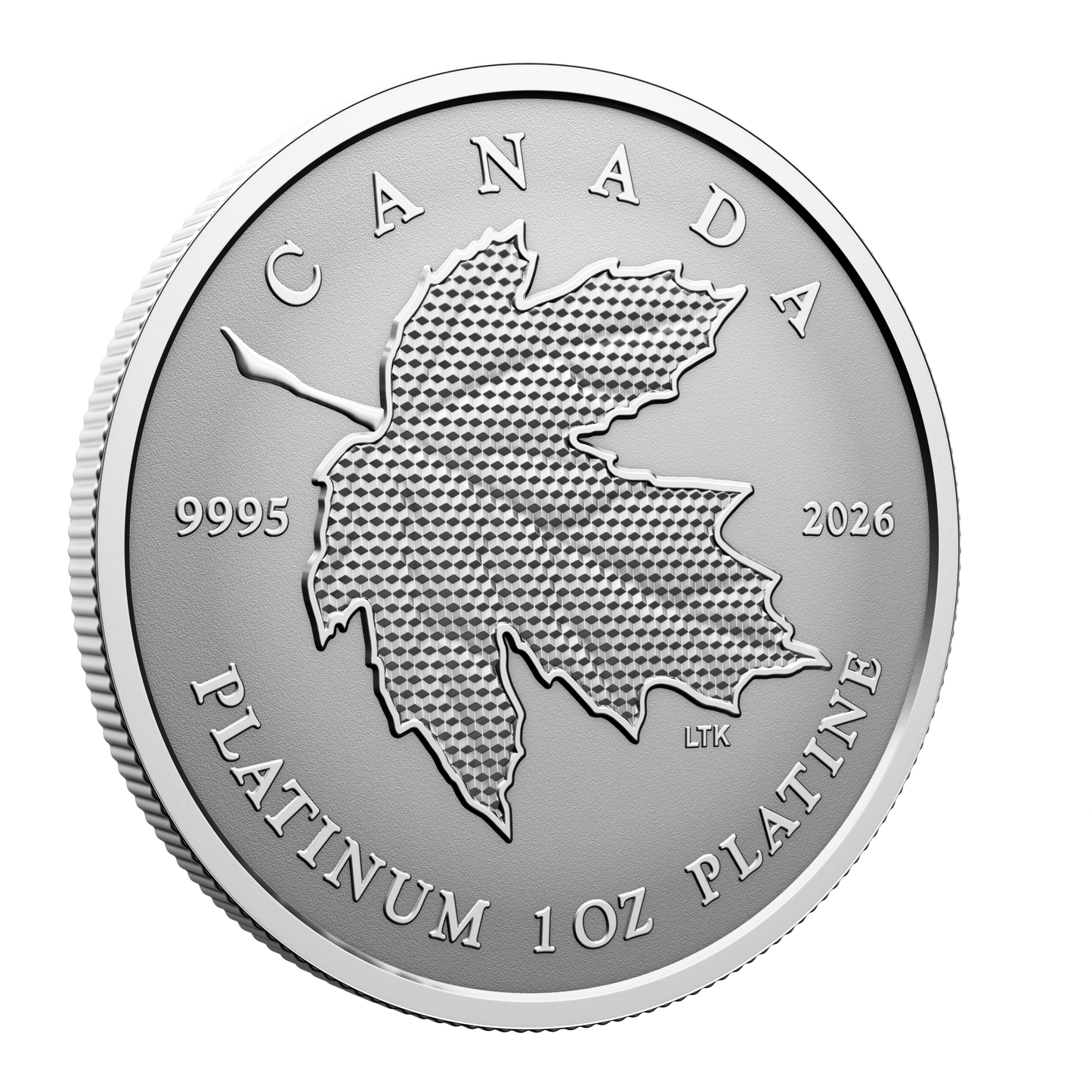 2026 Canada $300 Maple Leaf Forever Pure Platinum Coin (No Tax)