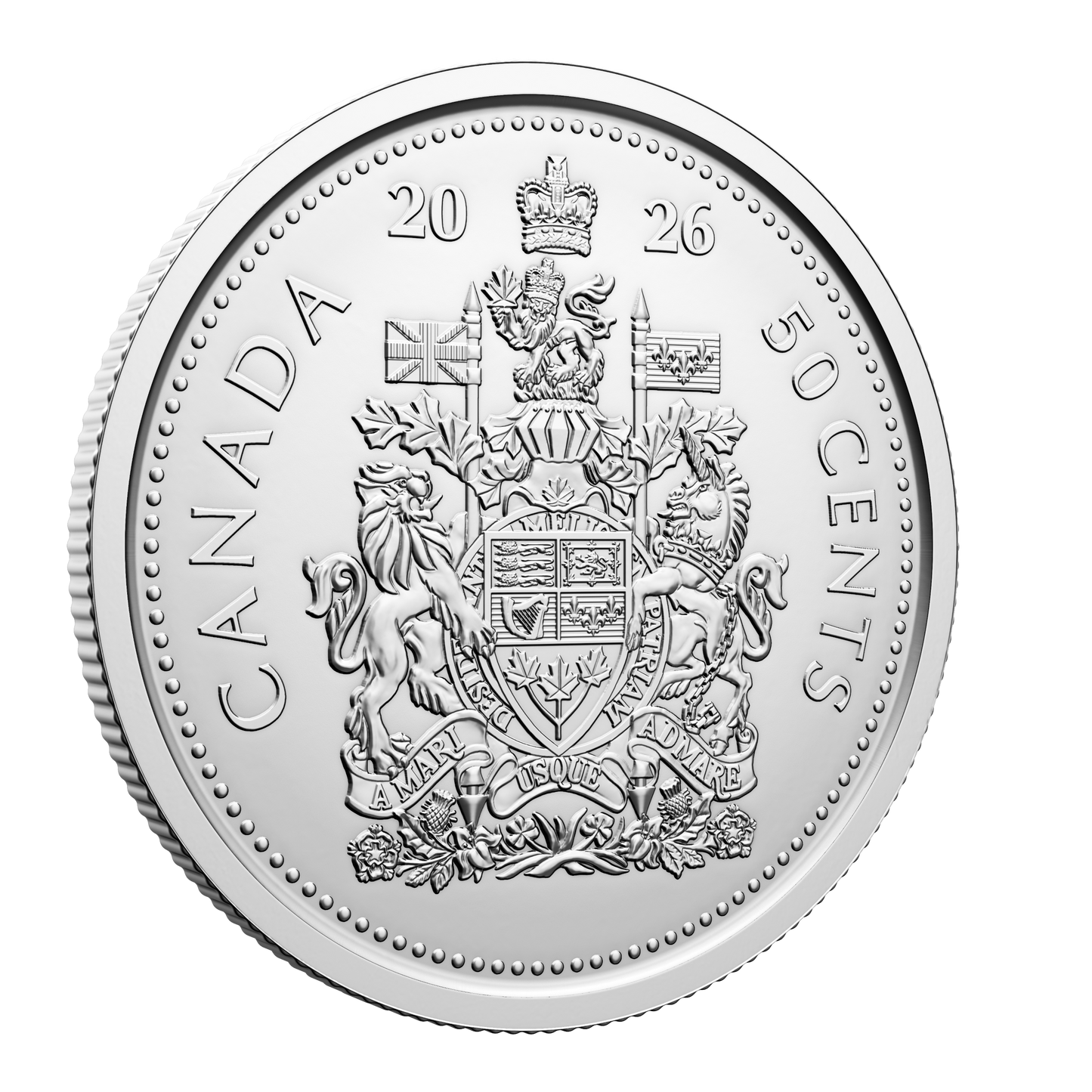 2026 Canada 50-cent Special Wrapped Original Roll of 25pcs