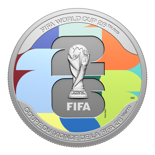 2026 Canada $20 FIFA World Cup 2026™: We Are 2026™ Fine Silver Coin (No Tax)
