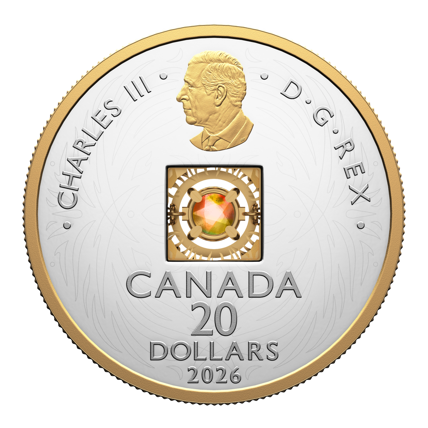 2026 Canada $20 Dancing Ammolite - Elements of Nature: Fire Fine Silver Coin