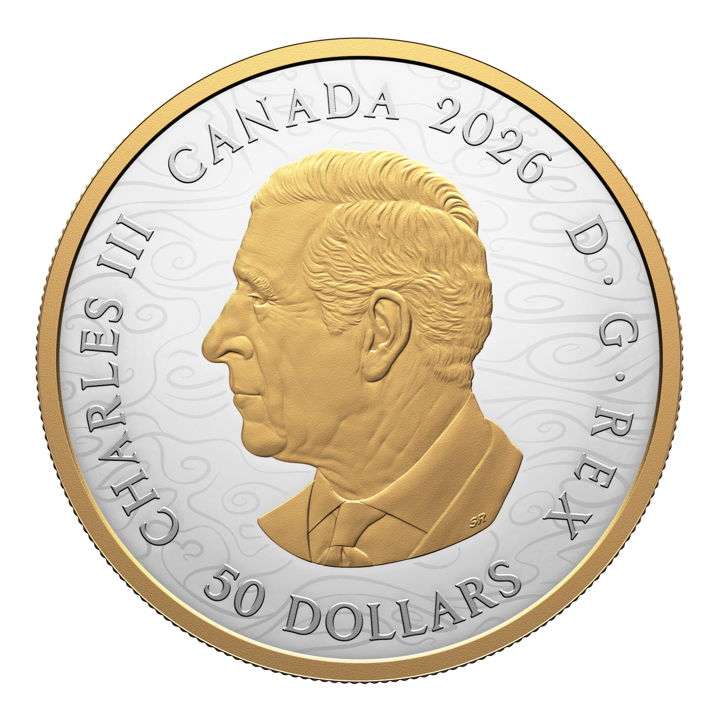 2026 Canada $50 Triumphant Dragon 5oz. Fine Silver (No Tax)