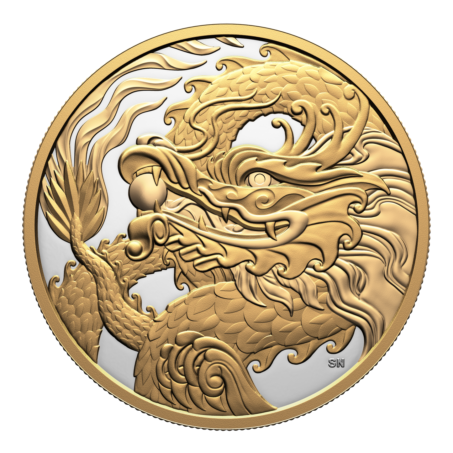 2026 Canada $50 Triumphant Dragon 5oz. Fine Silver (No Tax)