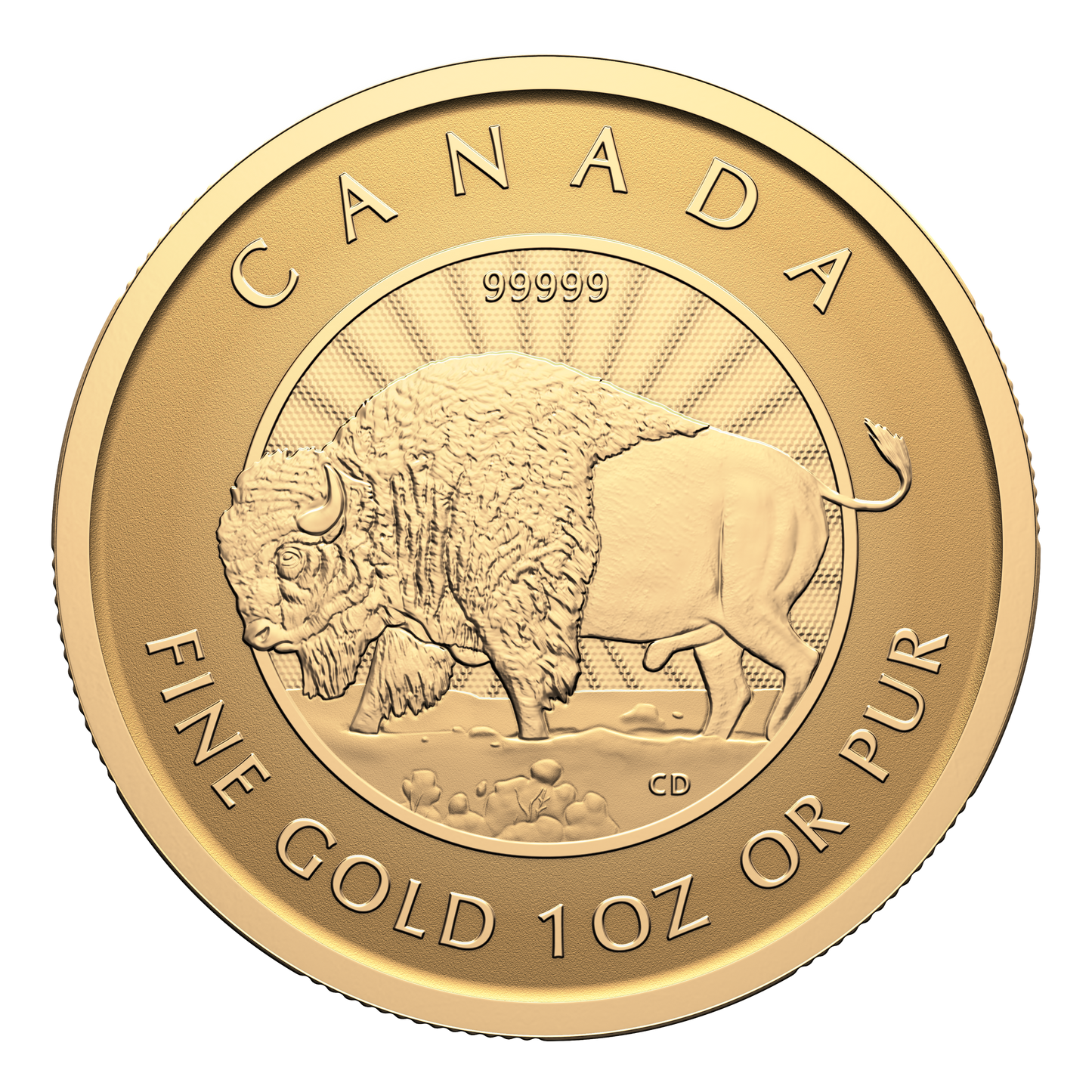 2026 Canada $200 Our Purest Bison 1 oz. 99.999% Pure Gold (No Tax)